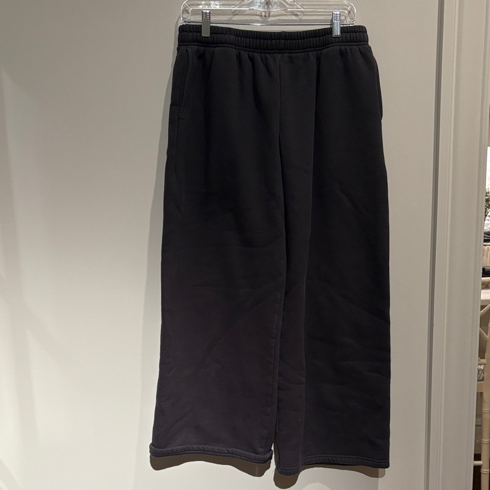 Edikted Black Straight Leg Pants